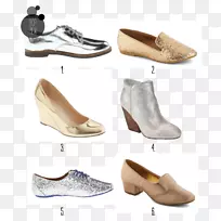 产品设计步行鞋-女式低音牛津鞋