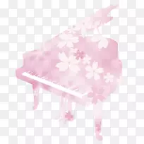 樱花钢琴插图