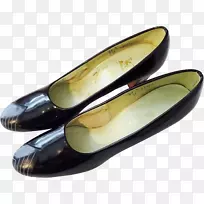 芭蕾平滑鞋产品设计.女性用银高跟鞋