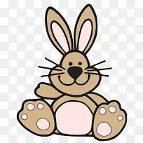 国内兔子复活节兔夹艺术食品-兔子