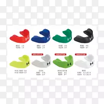 塑料产品设计字体-蓝色盔甲下女子网球鞋