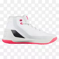 运动鞋篮球鞋盔甲滑冰鞋粉红色盔甲网球鞋女鞋