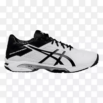 Asics凝胶溶解速度3粘土鞋运动鞋Asics凝胶解决方案7男子网球鞋-黑色Asics女子网球鞋