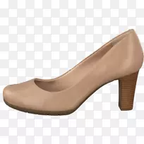 产品设计：女用步行灰褐色厚底鞋