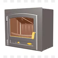 壁炉镶木炉铸铁木器