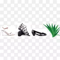 产品设计叶鞋字体.女用踝带跟鞋