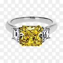 产品设计戒指银身珠宝戒指