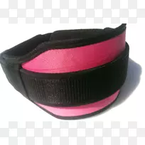 服装辅料产品设计时尚-粉红白腰带