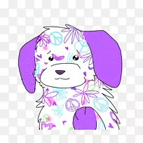 剪贴画插图图片狗-Webkinz狼着色页面