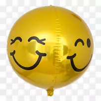笑脸玩具气球表情氦-笑脸