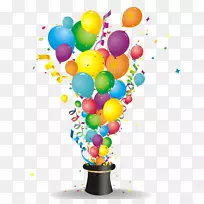 气球剪贴画图像生日图形.气球