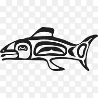 奇努克鲑鱼剪贴画阿拉斯加鲑鱼-鲑鱼