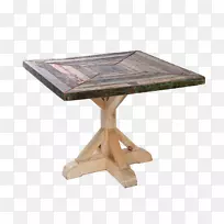 再生木材餐厅家具木桌
