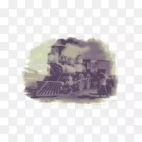 铁路运输列车蒸汽机车蒸汽机火车