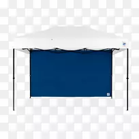 E-z上升8x12英尺。速度遮蔽天篷侧壁蓝色-spsw12bl遮阳产品设计矩形-天篷帐篷