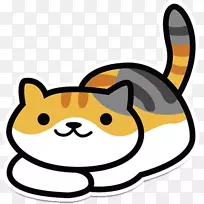 猫妮可阿特姆剪贴画t恤文本-猫