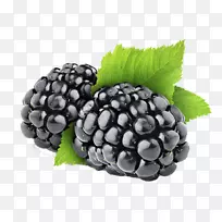有机食品黑莓浆果