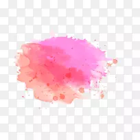水彩画贺卡图形生日剪贴画生日