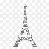 艾菲尔铁塔自由剪贴画纪念碑-埃菲尔铁塔