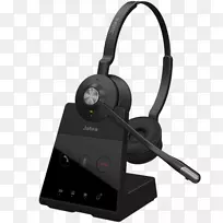 耳机jabra使用75立体声数字增强无绳通信无线-skype无线耳机