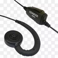 麦克风Kenwood khs-34 c-环耳机khs-33耳机