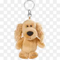 金毛猎犬钥匙链，毛绒动物&可爱的玩具，服装配件，产品-小猎犬