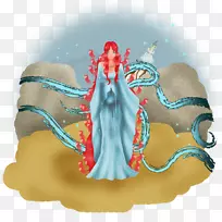生物插图，下巴，电蓝-肝岩