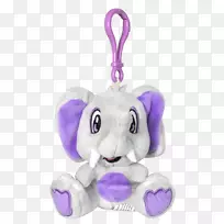 斯琴科公司毛绒玩具和可爱玩具筹款复活节兔子钥匙链-独特的贴子