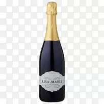 香槟酒起泡酒阿尔沃卡葡萄园传统方法-玛丽