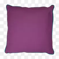 投掷枕头垫长方形紫色枕头