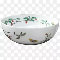 Mottahedeh&公司瓷器Mottahedeh家庭绿色碗餐具-大碗