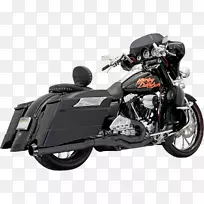 排气系统哈雷-戴维森摩托车消声器排气歧管-摩托车