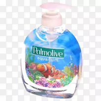 6倍棕榈水族箱洗手液300毫升肥皂棕榈油天然超保湿橄榄淋浴凝胶泵卫生-肥皂
