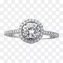 结婚戒指订婚戒指比珠宝戒指