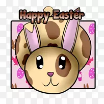 复活节兔子剪贴画产品耳朵快乐复活节海报