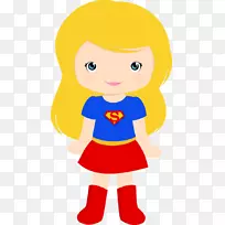 超女剪贴画超级英雄png图片开放-剪贴画减去打个招呼