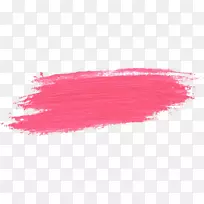 画笔图像绘制png网络图.粉红笔画