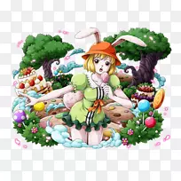 胡萝卜，一片插针插图，烟味三吉-纳米，一件珍宝游轮。