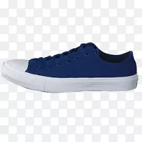 查克？泰勒全明星运动鞋与滑冰鞋-海军蓝-女式网球鞋相提并论。