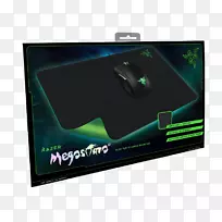 计算机鼠标Razer公司鼠标垫Razer Megasoma 2 Razer cynosa pro键盘和鼠标游戏包(黑色)-电脑鼠标