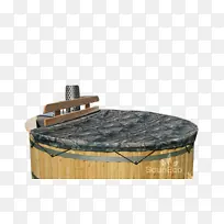 热水浴缸、游泳池、炉子、桑拿-椭圆形巴松箱盖
