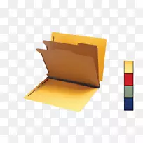 文件夹信封信件办公室用品黄色