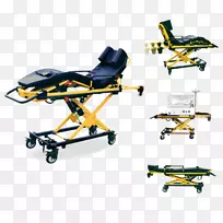 减重救护车医疗担架和轮床医疗急救箱-救护车担架