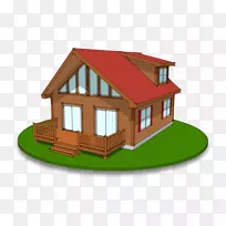 单元式房屋平面图小木屋-小木屋