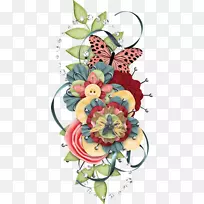 花卉设计png图片剪辑艺术花卉图像-花