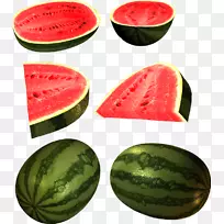 西瓜剪贴画png图片图像.西瓜