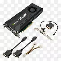 显卡和视频适配器Nvidia Quadro k 4200 GDDR 5 SDRAM图形处理单元-NVIDIA
