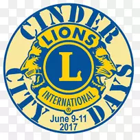 狮子会国际协会狮子会阿灵顿狮子俱乐部-标志三狮