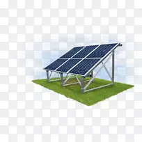 太阳能电池板，光电，能源，电动汽车.太阳能pv