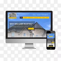 响应网页设计平面设计网站-面包店屋顶